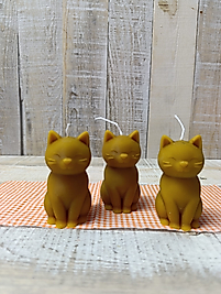 KEDİ MUM 3 LÜ